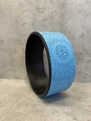 тренировочное колесо для йоги, голубое